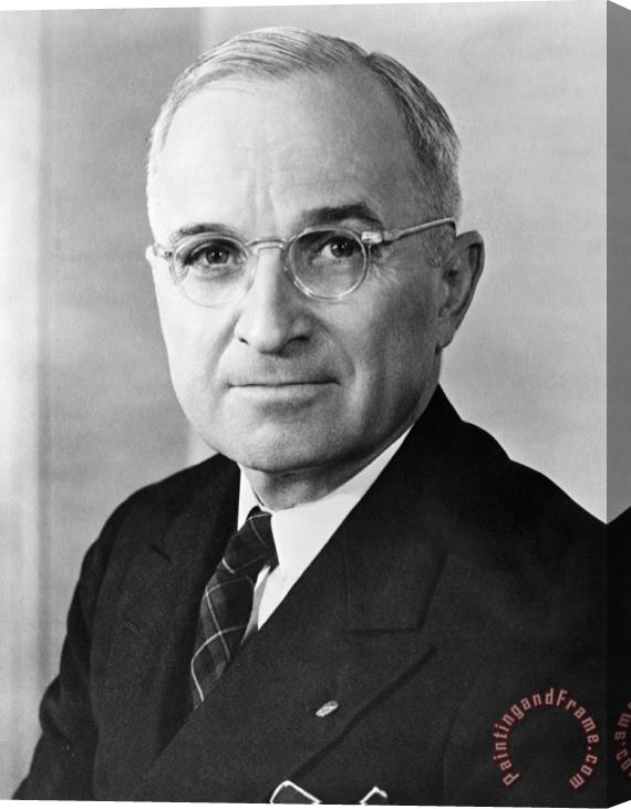 Others Harry S. Truman (1884-1972) Stretched Canvas Painting / Canvas Art