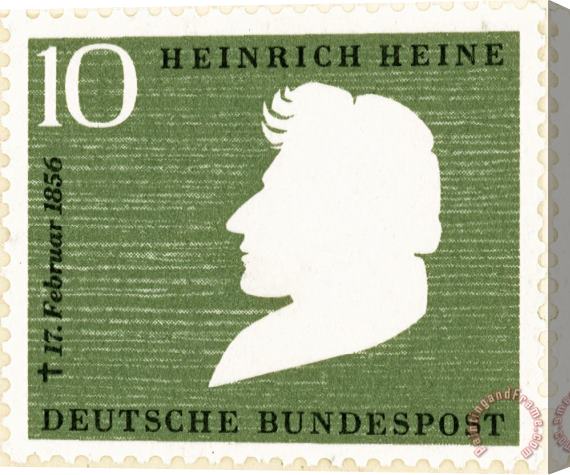 Others Heinrich Heine (1797-1856) Stretched Canvas Print / Canvas Art