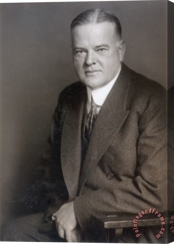 Others Herbert Hoover (1874-1964) Stretched Canvas Print / Canvas Art