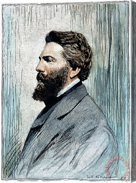 Others Herman Melville (1819-1891) Stretched Canvas Print / Canvas Art