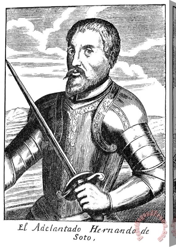 Others Hernando De Soto Stretched Canvas Painting / Canvas Art