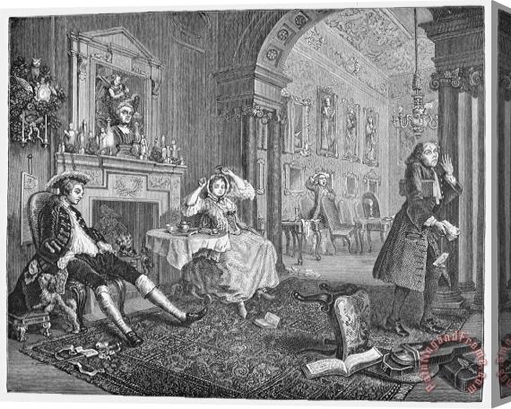 Others Hogarth: Marriage Stretched Canvas Print / Canvas Art