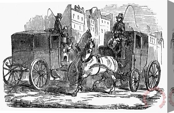Others Horse Carriage, 1853 Stretched Canvas Painting / Canvas Art