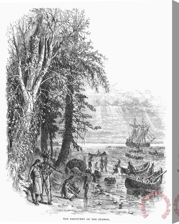 Others Hudson River, 1609 Stretched Canvas Print / Canvas Art
