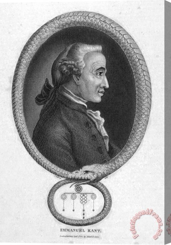 Others Immanuel Kant (1724-1804) Stretched Canvas Painting / Canvas Art