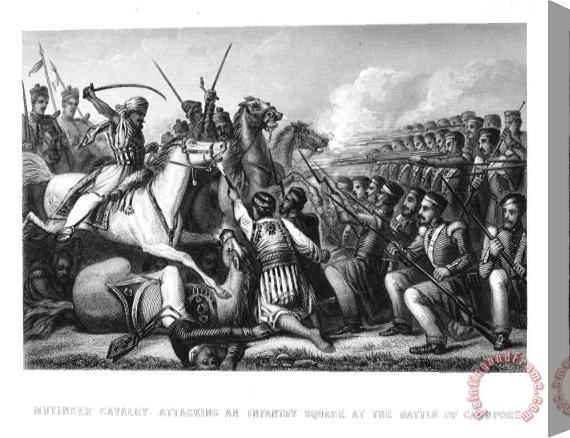 Others India: Sepoy Rebellion, 1857 Stretched Canvas Painting / Canvas Art