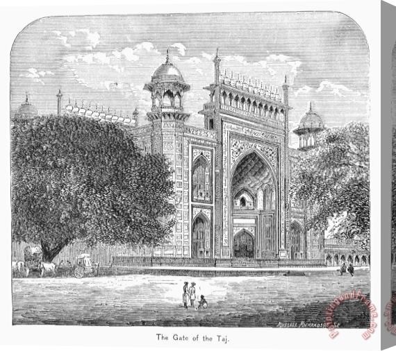 Others India: Taj Mahal Stretched Canvas Print / Canvas Art