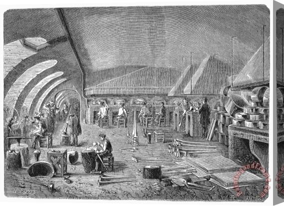 Others Instrument Factory, 1855 Stretched Canvas Print / Canvas Art