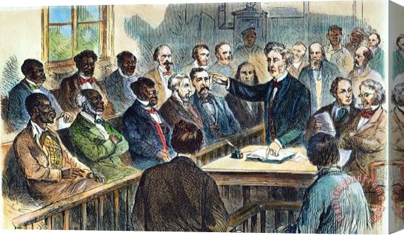 Others Integrated Jury, 1867 Stretched Canvas Painting / Canvas Art
