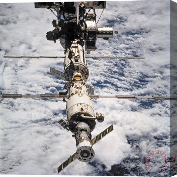 Others International Space Station Stretched Canvas Print / Canvas Art