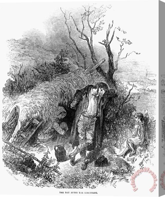 Others Irish Potato Famine, 1846-7 Stretched Canvas Print / Canvas Art