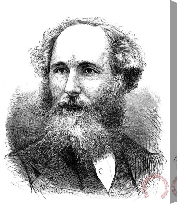 Others James Clerk Maxwell Stretched Canvas Print / Canvas Art