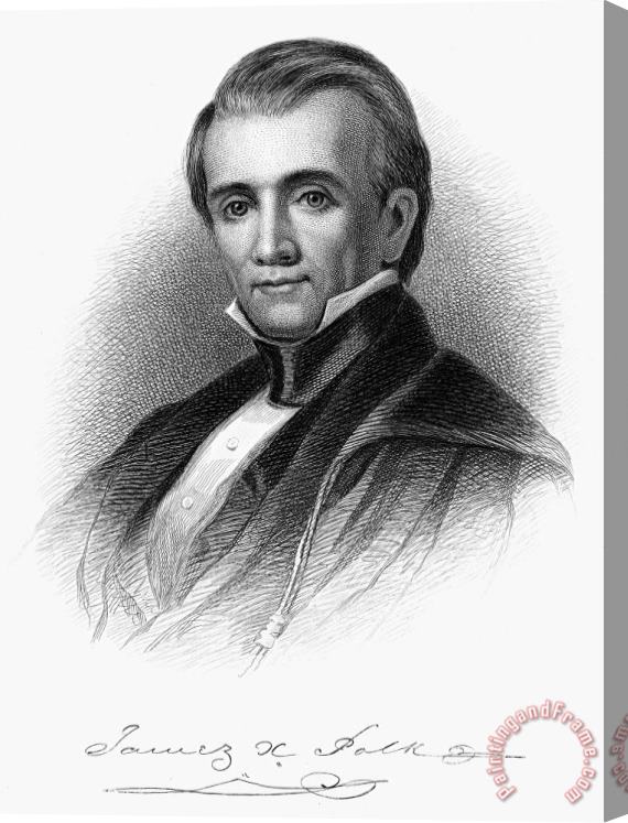 Others James Knox Polk (1795-1849) Stretched Canvas Print / Canvas Art