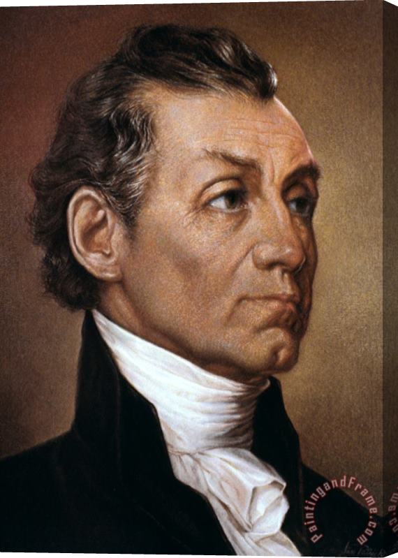 Others James Monroe (1758-1831) Stretched Canvas Painting / Canvas Art