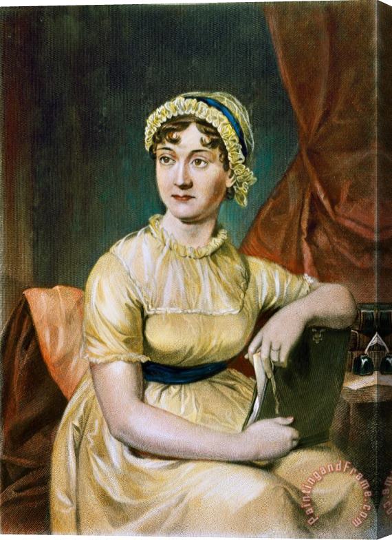 Others Jane Austen (1775-1817) Stretched Canvas Print / Canvas Art