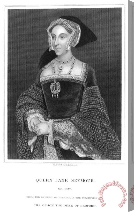 Others Jane Seymour (1509-1537) Stretched Canvas Print / Canvas Art