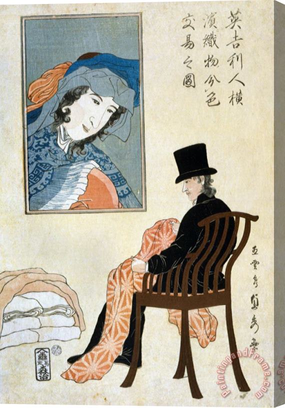 Others JAPAN: YOKOHAMA, c1861 Stretched Canvas Painting / Canvas Art