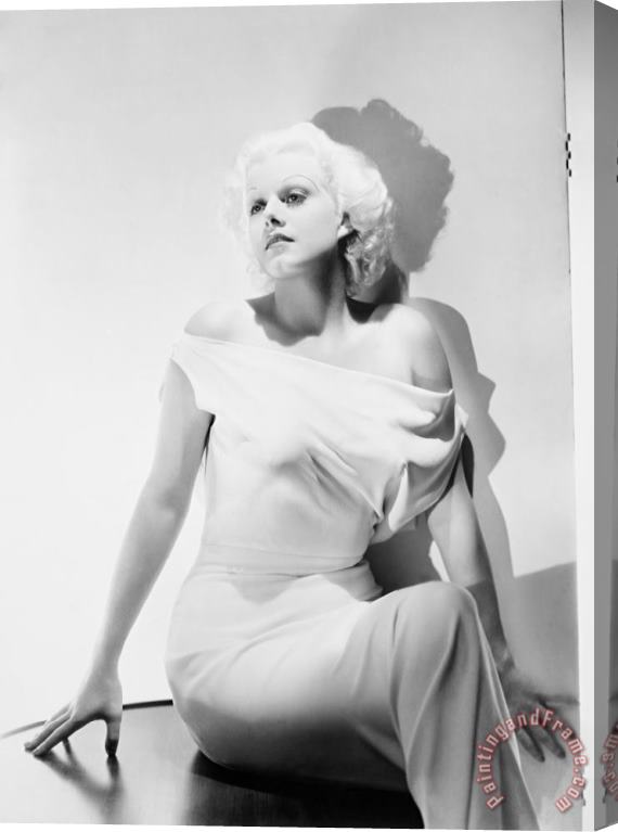 Others Jean Harlow (1911-1937) Stretched Canvas Painting / Canvas Art
