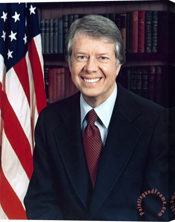 Others Jimmy Carter (1924- ) Stretched Canvas Painting / Canvas Art