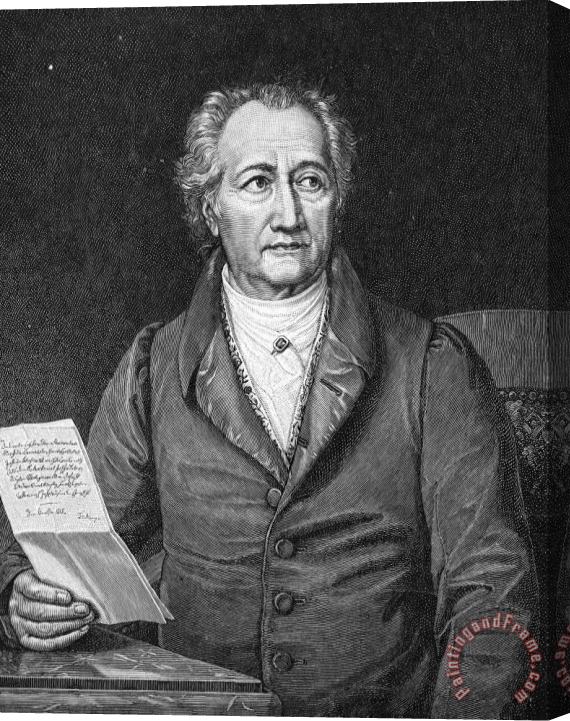Others Johann Goethe (1749-1832) Stretched Canvas Painting / Canvas Art