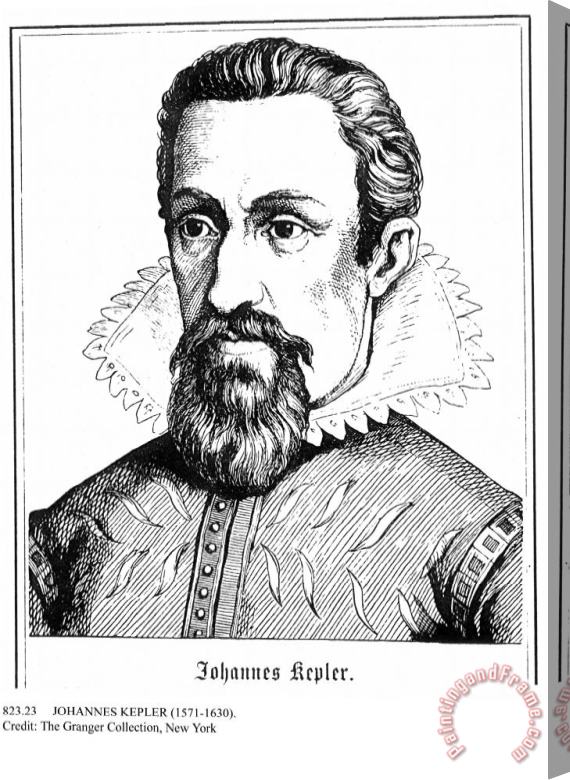 Others Johannes Kepler (1571-1630) Stretched Canvas Print / Canvas Art