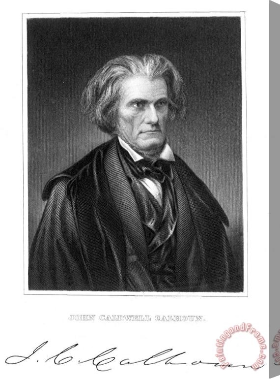 Others John C. Calhoun (1782-1850) Stretched Canvas Print / Canvas Art