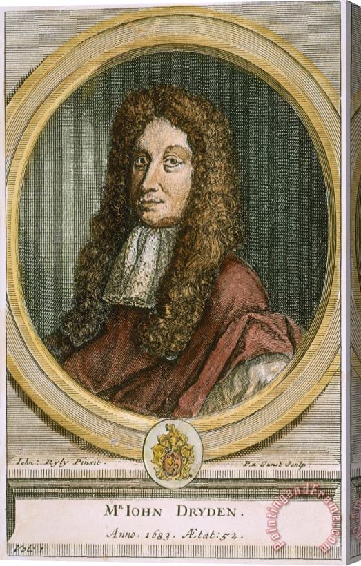 Others John Dryden (1631-1700) Stretched Canvas Print / Canvas Art