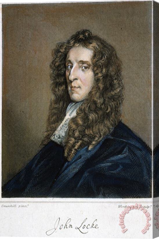 Others John Locke (1632-1704) Stretched Canvas Painting / Canvas Art