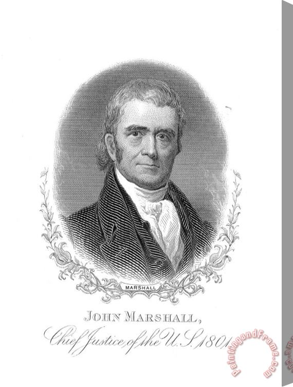 Others John Marshall (1755-1835) Stretched Canvas Print / Canvas Art