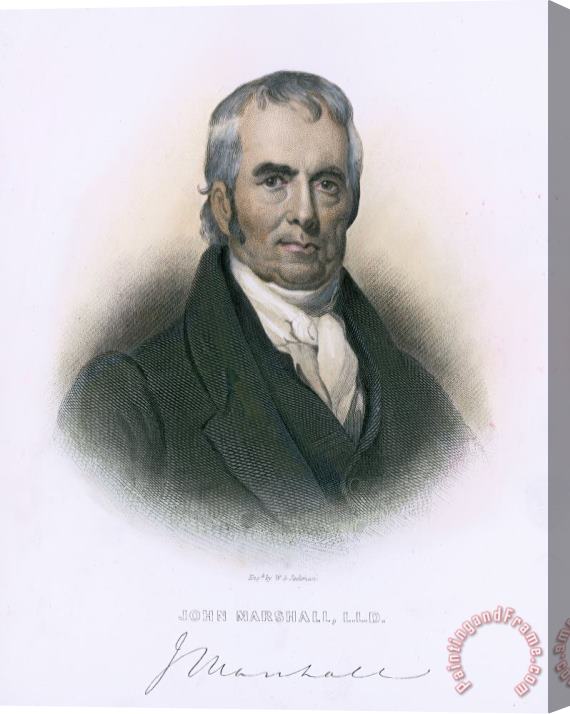 Others John Marshall (1755-1835) Stretched Canvas Painting / Canvas Art