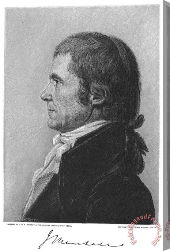 Others John Marshall (1755-1835) Stretched Canvas Print / Canvas Art