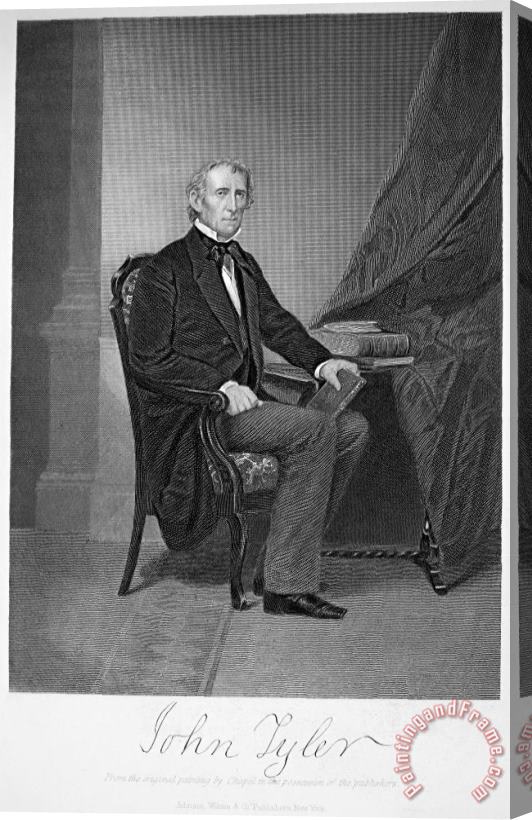 Others John Tyler (1790-1862) Stretched Canvas Painting / Canvas Art
