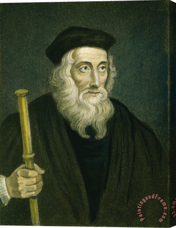 Others John Wycliffe (1320?-1384) Stretched Canvas Print / Canvas Art