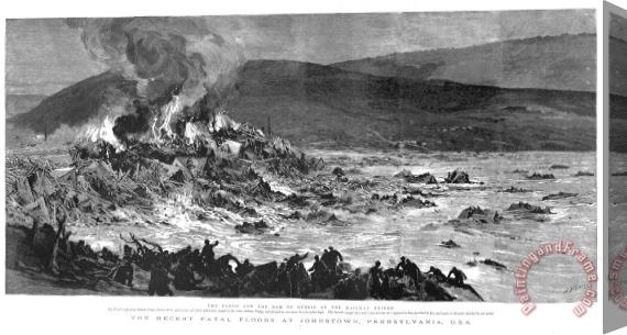 Others Johnstown Flood, 1889 Stretched Canvas Painting / Canvas Art