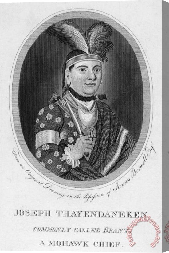 Others Joseph Brant (1742-1807) Stretched Canvas Print / Canvas Art