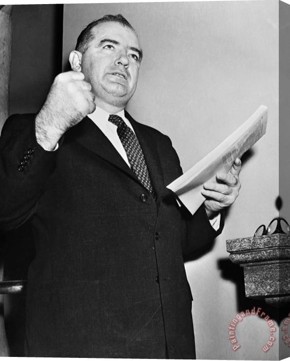 Others JOSEPH McCARTHY (1908-1957) Stretched Canvas Painting / Canvas Art