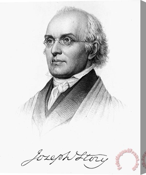 Others Joseph Story (1779-1845) Stretched Canvas Print / Canvas Art