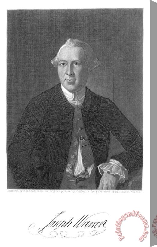 Others Joseph Warren (1741-1775) Stretched Canvas Print / Canvas Art