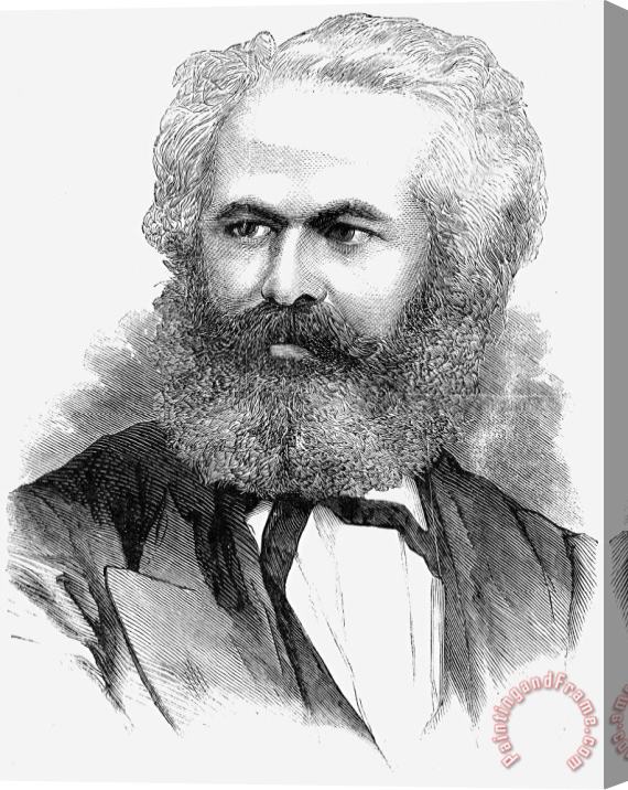 Others Karl Marx (1818-1883) Stretched Canvas Painting / Canvas Art