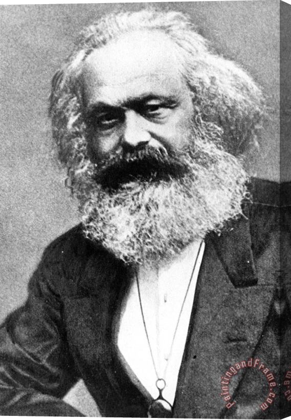 Others Karl Marx Stretched Canvas Print / Canvas Art