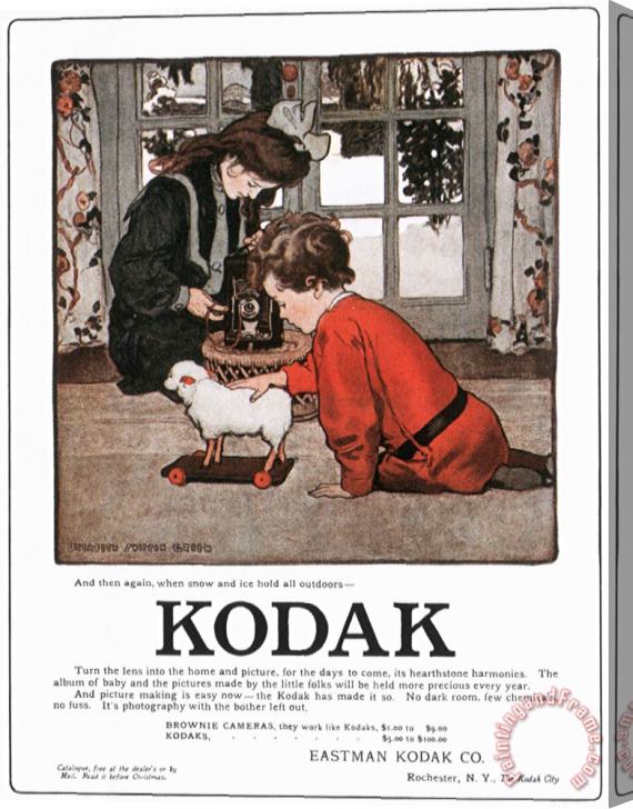 Others Kodak Advertisement, 1906 Stretched Canvas Print / Canvas Art
