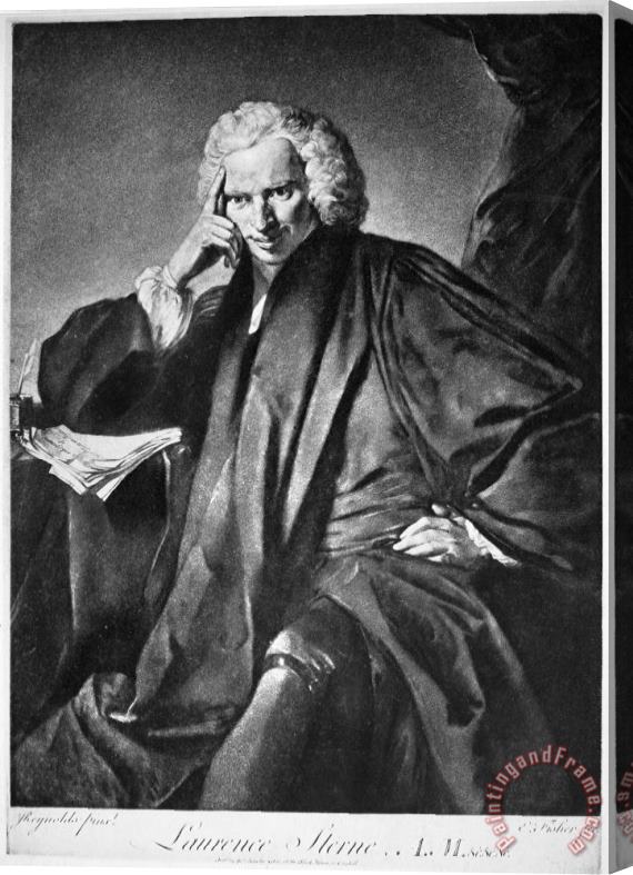 Others Laurence Sterne (1713-1768) Stretched Canvas Painting / Canvas Art