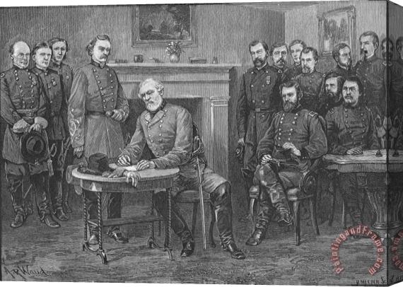 Others Lees Surrender, 1865 Stretched Canvas Painting / Canvas Art
