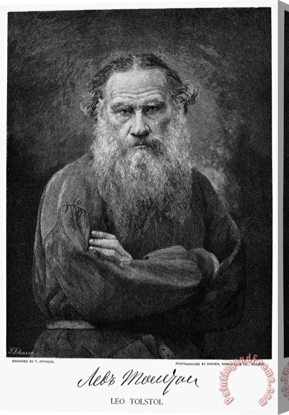 Others Leo Tolstoy (1828-1910) Stretched Canvas Painting / Canvas Art