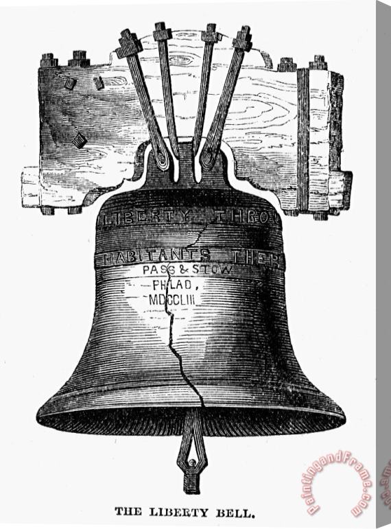 Others Liberty Bell Stretched Canvas Print / Canvas Art