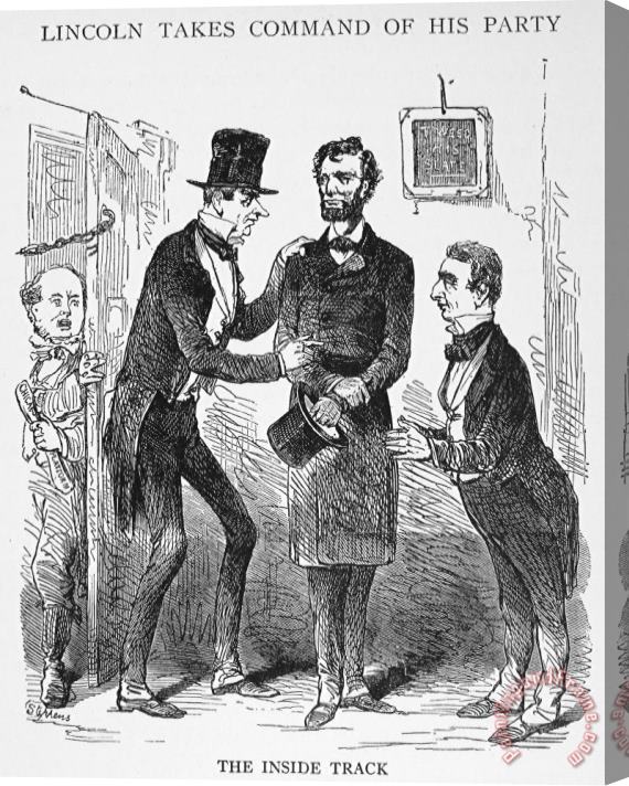 Others Lincoln: Cartoon, 1860 Stretched Canvas Painting / Canvas Art