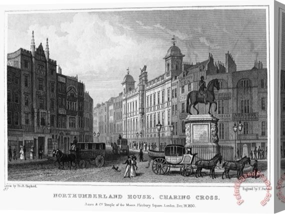 Others London: Charing Cross, 1830 Stretched Canvas Print / Canvas Art