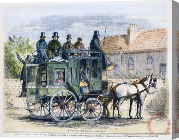 Others London Omnibus, 1860 Stretched Canvas Print / Canvas Art