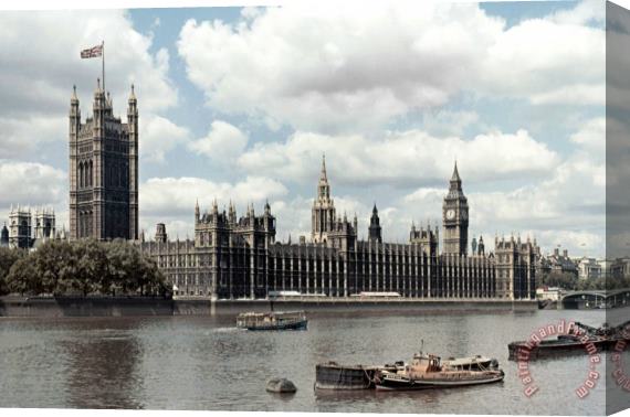 Others London: Parliament Stretched Canvas Painting / Canvas Art