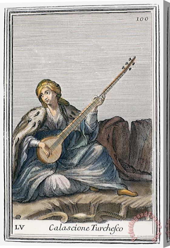 Others Long Lute, 1723 Stretched Canvas Print / Canvas Art